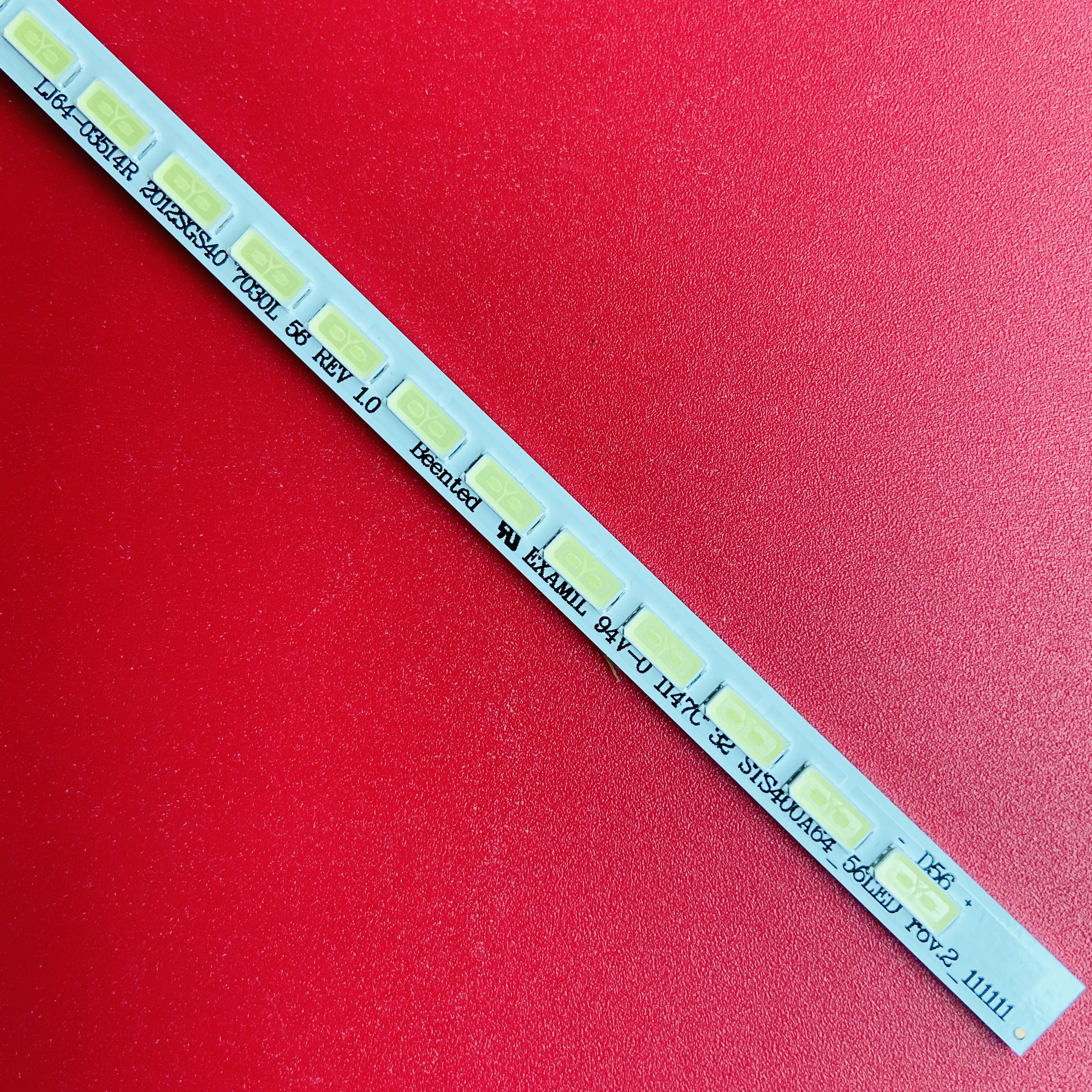 Bande LED pour TV STS400A64 2012SGS40 7030L 56 REV 1.0 LTA400HV04 LJ64-03514 LJ64-03501A STS400A75 40-gauche 40PFL5007T 40PFL5527T