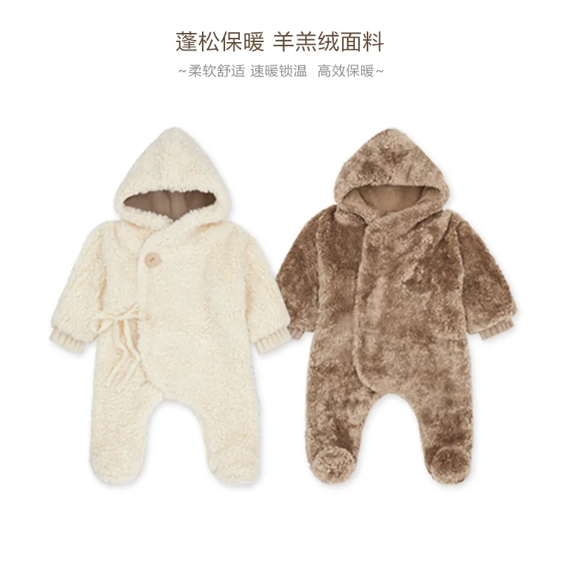 Baby Boys Warm Jacket  New Winter Infant Toddler Velvet Fashion Coat Boys Girls Cute Outwear Clothes