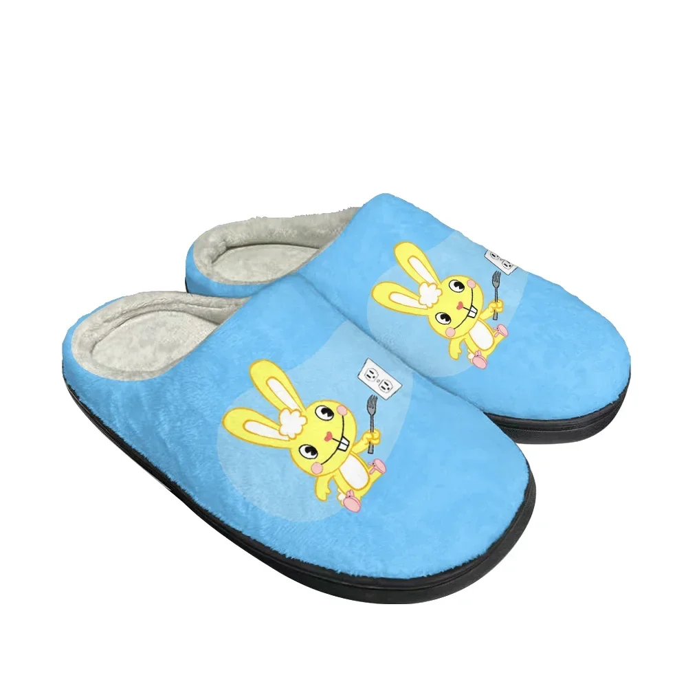 Cartoon Happy Tree Friends Hot Cotton Slippers Mens Womens Teenager Latest Sandals Bedroom Plush Keep Warm Shoes Thermal Slipper