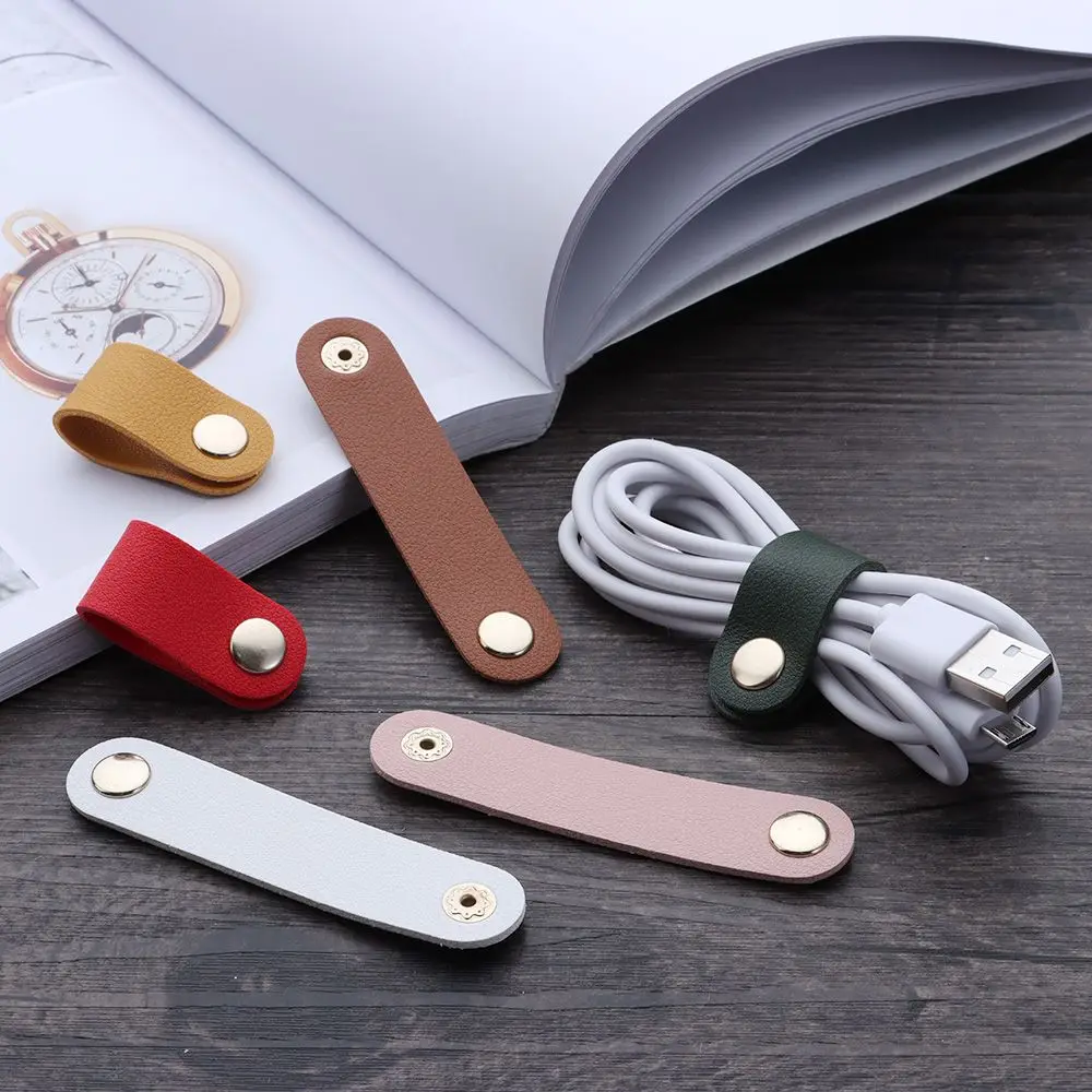 

1Pcs Cute Desktop Storage Charger Cable Protector Cord Organizer Cable Management Cable Winder Winder Tie