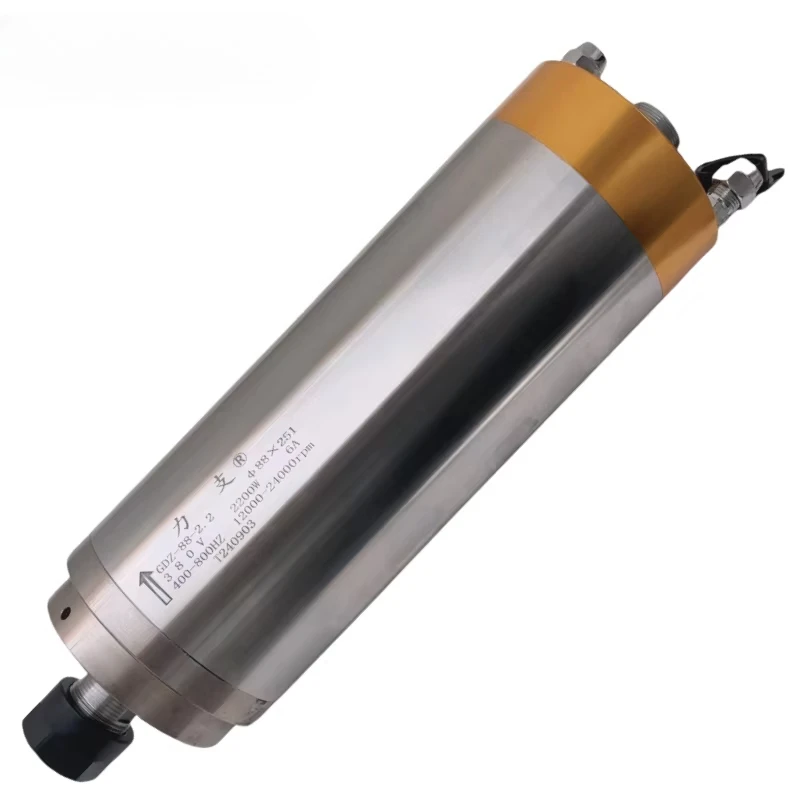 

Деревообрабатывающий компьютерный гравировальный станок Шпиндель с водяным охлаждением Диаметр 88 мм 2,2 кВт Шпиндель двигателя 24000 об/мин Шпиндель двигателя с ЧПУ