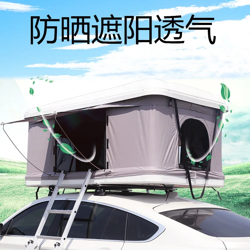 Outdoor travel car roof tent fully automatic self driving travel car tent foldable portable car tent