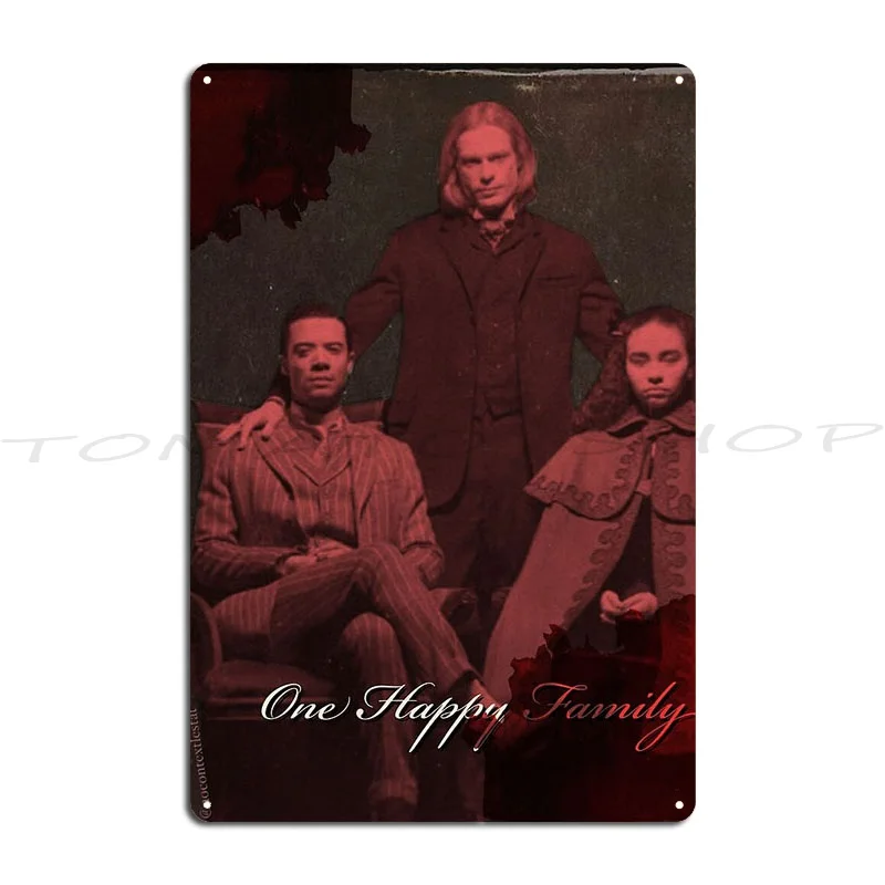 Interview With The Vampire 2x05 Poster Metal Plaque Poster Cinema  Rusty Wall Custom  Tin Sign Poster
