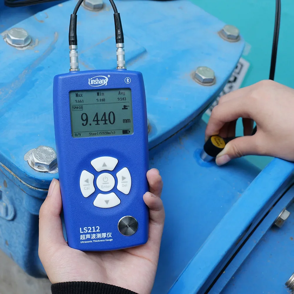 LS213 Digital Ultrasonic Metal Thickness Gauge Meter Through Coating Portable Tester Price Ultrasonic Thickness Meter For Metal
