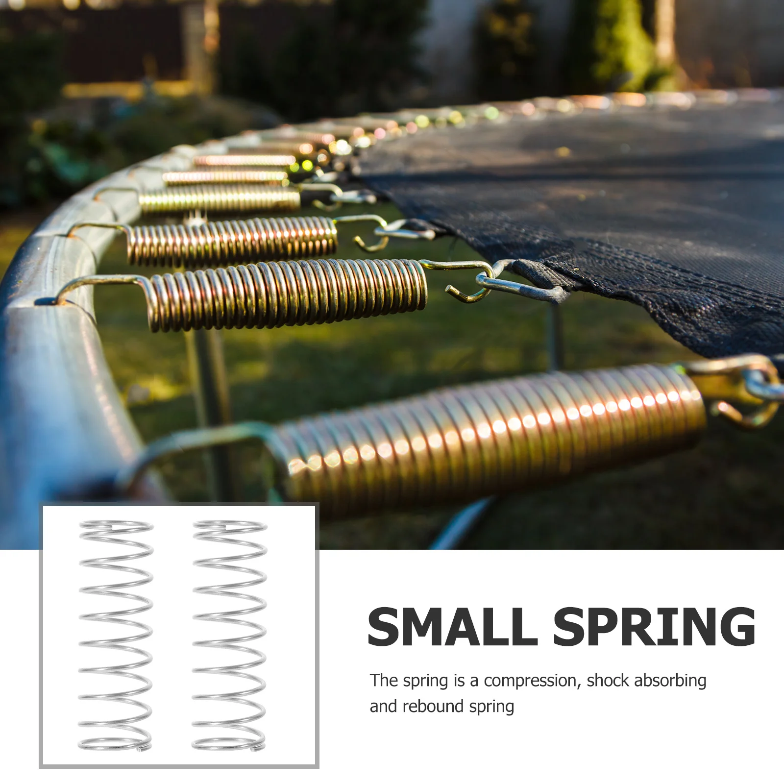 

10Pcs Compression Springs Stainless Steel Heavy Duty Metal Spring for Home Repairs Shock Absorption Rebound