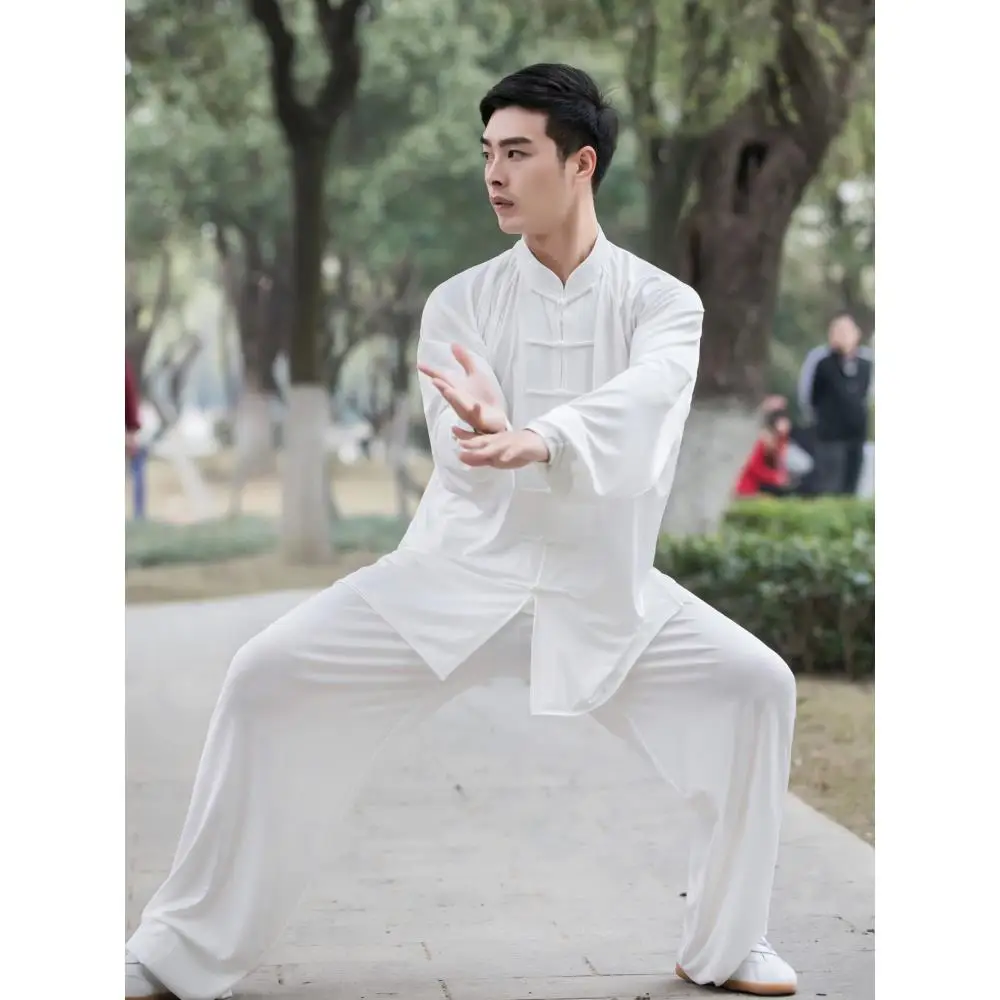 Chinese Tai Chi Uniform Martial Arts Suit for Kids Adults Wushu Kung Fu Wing Chun Training Performance Costume Tang Suit Taiji