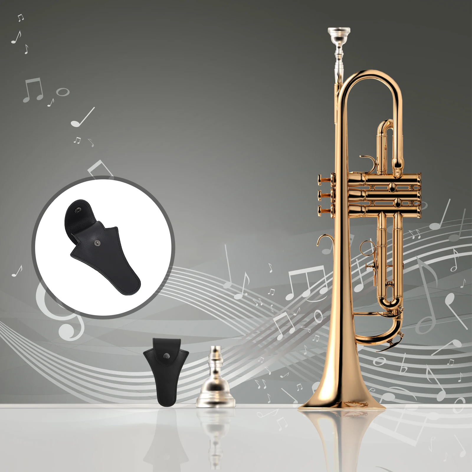 

Mouthpiece Storage Bag Musical Instrument Case Protector Anti- Lost Tender Horn