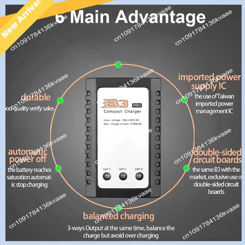 

M01K B3 Balanced Charger Model Aircraft Lithium Battery 2S3S7.4V11.1V Model Aircraft Remote Control Car Charger, Easy To Use US-