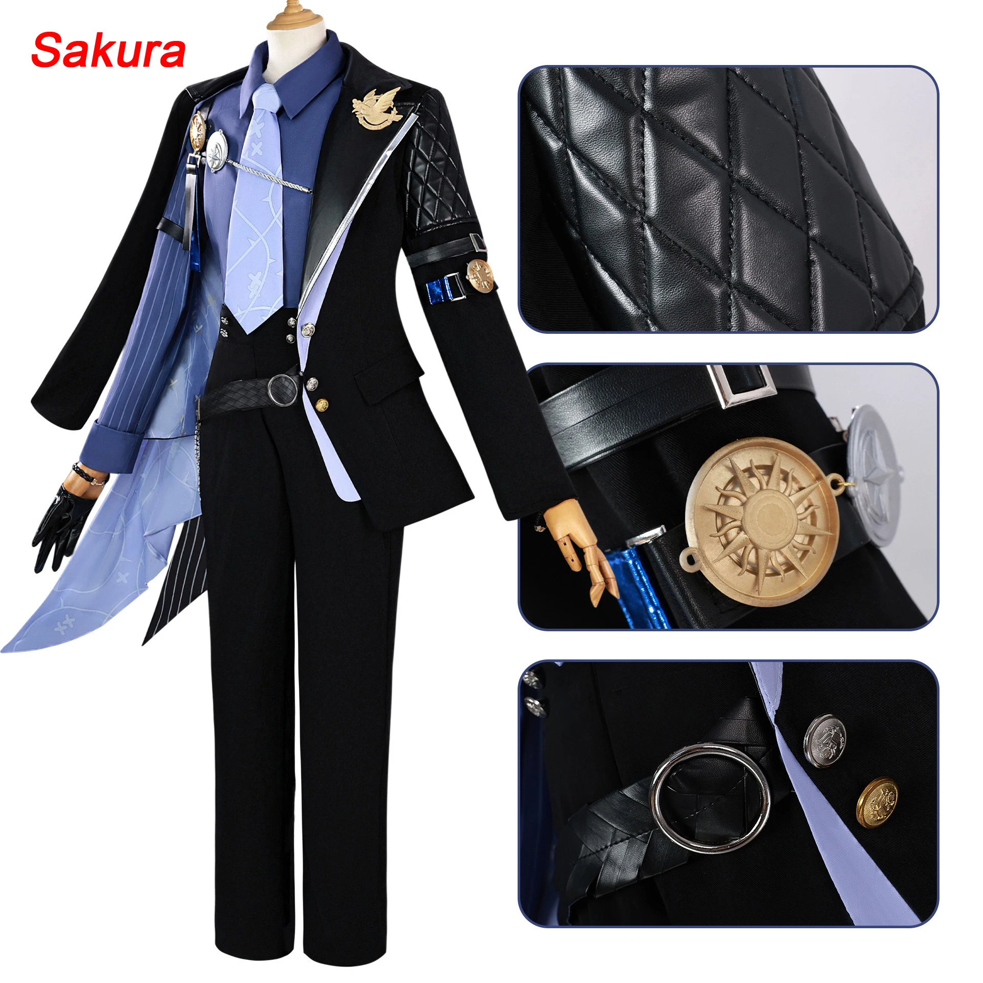 

Hugo Vlad Cosplay Costume Wig Hair Game ZZZ Zenless Zone Hugo Vlad Cosplay Outfits for Men Carnival Anime Events Role Play