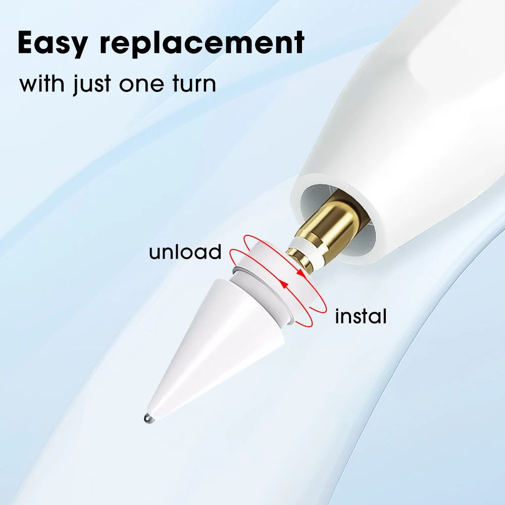 Pencil Tip For Apple Pencil 1st 2nd Generation Anti-wear Spare Nib Replacement Penpoint For Iphone IPAD Touch Pencil Tip