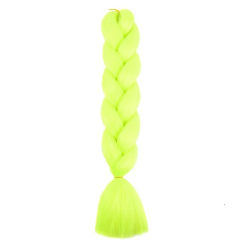 24 inch synthetische lange rechte yaki vlechten haar ombre vlechthaar jumbo regenboog vlecht haarverlenging voor vrouwen doe-het-zelf haar