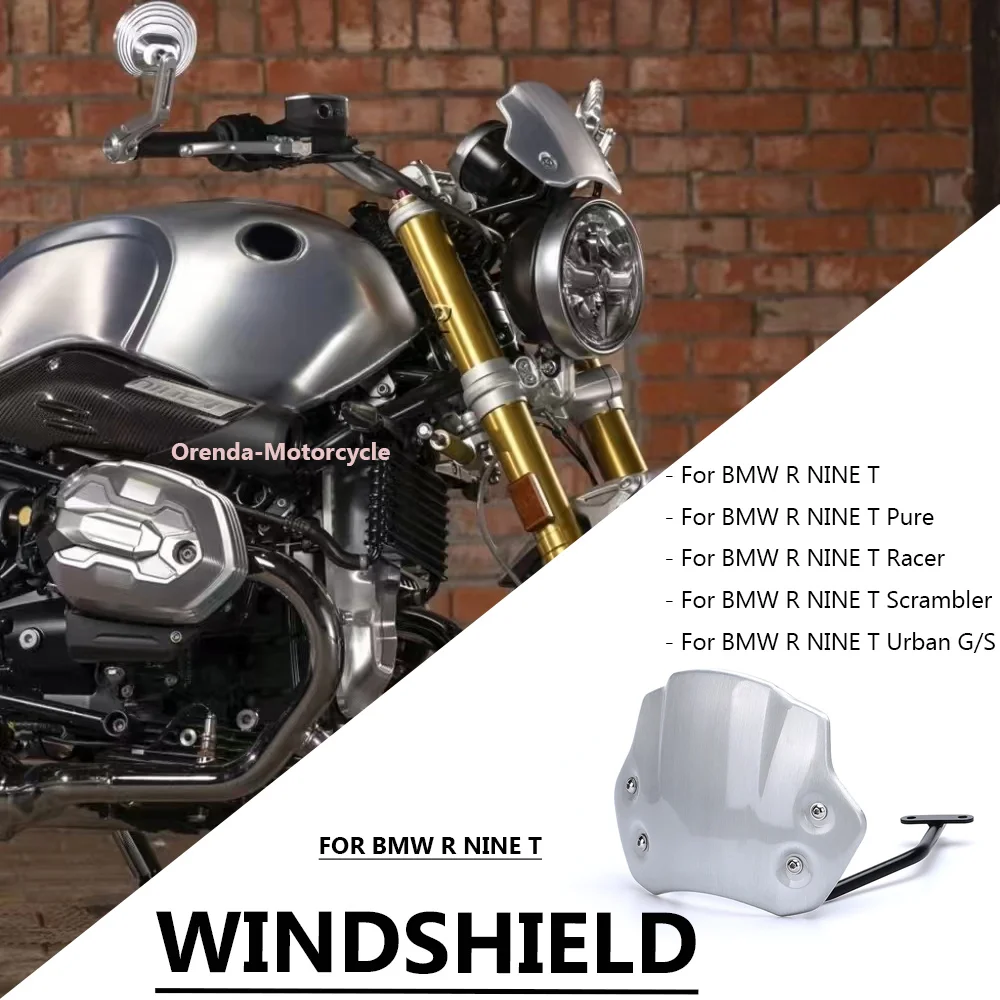 

Для BMW R9T RNINET R NineT Pure Racer R NINE T Sports новый мотоциклетный обтекатель лобового стекла, козырек, дефлекторы ветра, лобовое стекло