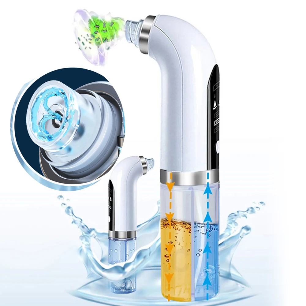 New Arrival 2025 Hot Sell Small Bubble Blackhead Remover Cleaner Water Cycle Blackhead Electric Vacuum Blackhead Remover