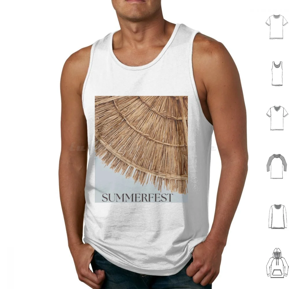 Summerfest Essential Tank Tops Vest Sleeveless Summerfest