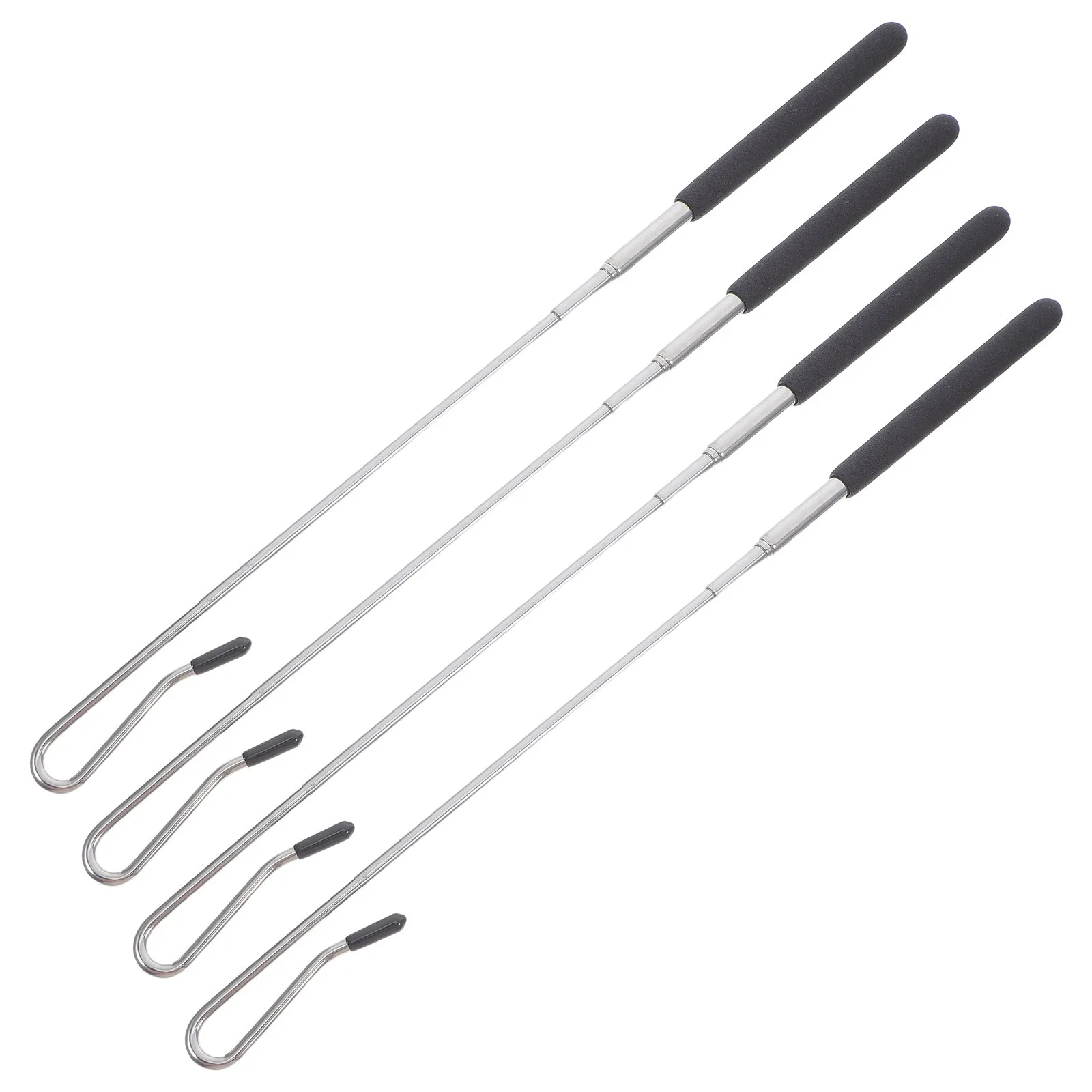 4pcs Metal Adjustable Control Rods 20-55Cm Telescopic Hand Puppet Accessories For Stage Performance Puppet Handling Tools