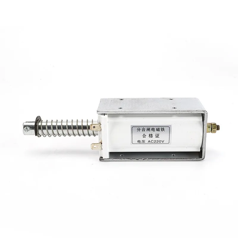 For long stroke push-pull, on-off solenoid voltage