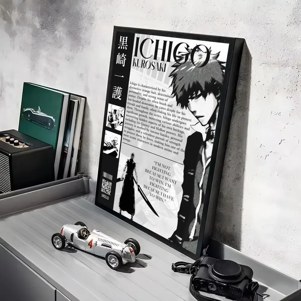 Anime B-Bleach Poster, dekorative Wandkunst-Aufkleber, Wandbild, Fotodruck für Zuhause, Wohnzimmer, Flur, Dekoration – Detail 18