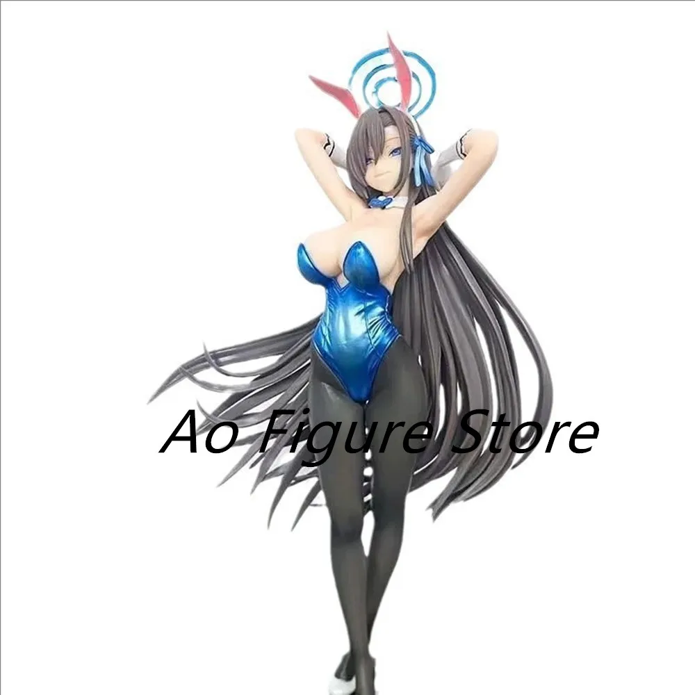 

29cm Blue Archive Ichinose Asuna Bunny Girl 1/6 Figure Chinese Anime PVC Action Figure Toy Game Collectible Model Doll