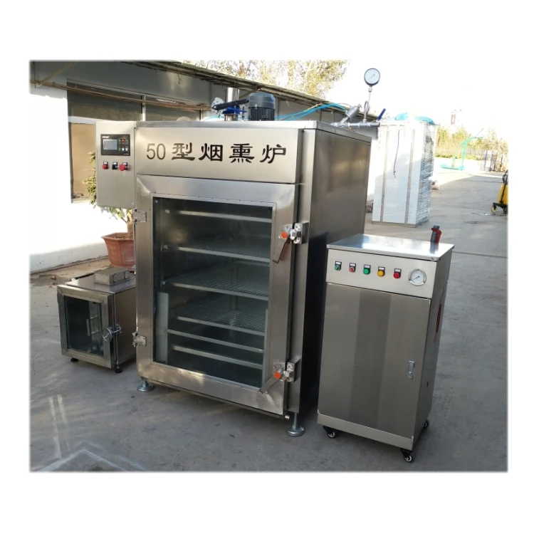 Kommerzielle automatische Speck-Rauchmaschine, Speckbohnen und getrocknete Ente, Rauchmaschine, Fleischprodukt-Ausrüstung, Raucherofen