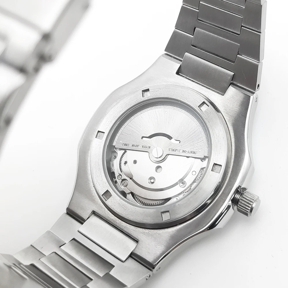 39 مللي متر جودة عالية الياقوت الزجاج تاريخ أربعة ألوان صالح 8215 حركة الحالة ل 29.8 مللي متر الطلب 5ATM مقاوم للماء