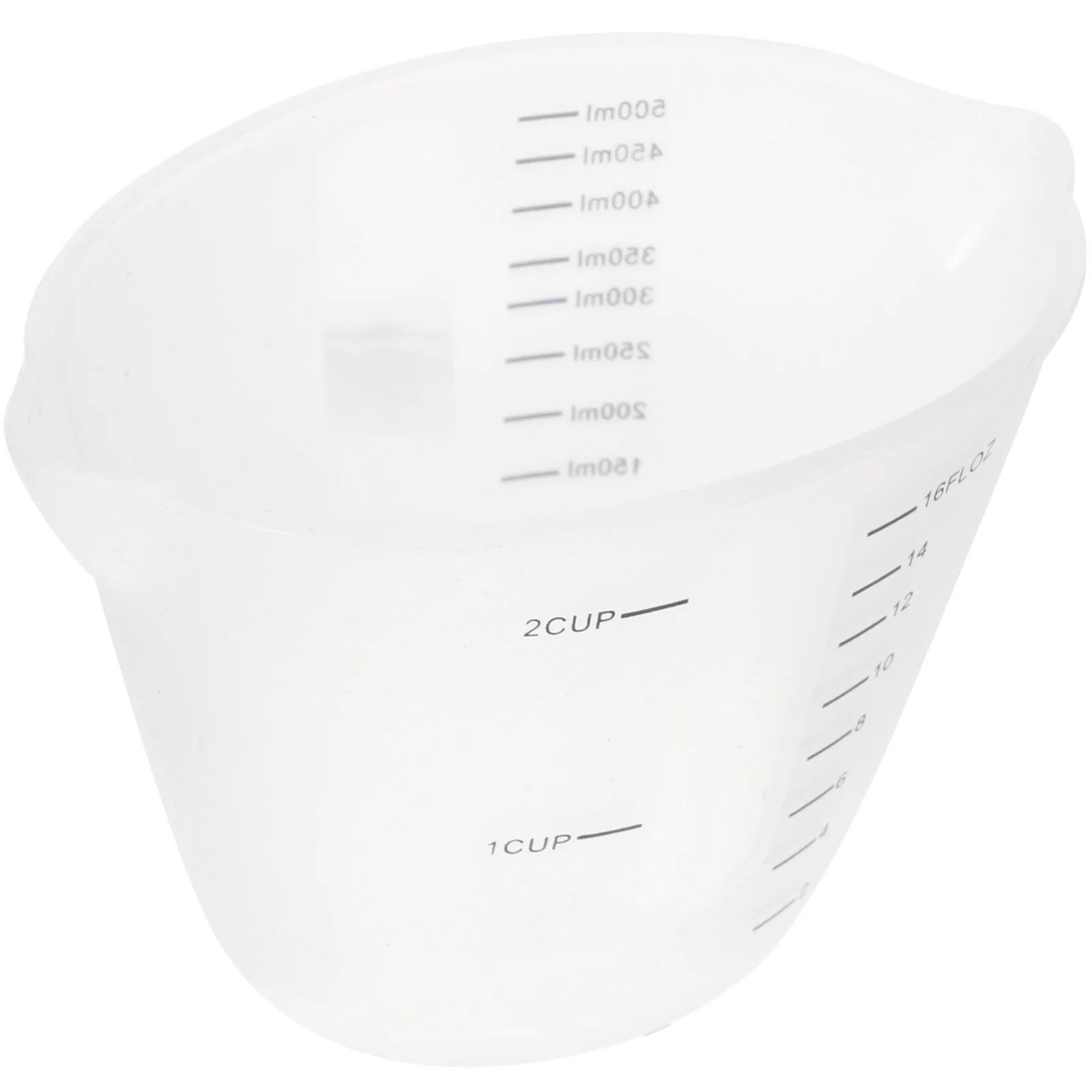 

1pc 500Ml Baking Cup Practical Kitchen Measuring Jug For Liquid Solid Ingredients Silicone Measuring Tools Cooking Baking Supply