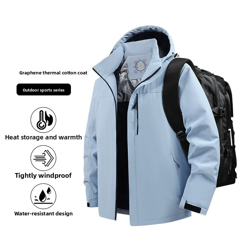 

2025 New Autumn and Winter Outdoor Windproof, Waterproof, and Warm Casual Cotton Jacket for Men and Women