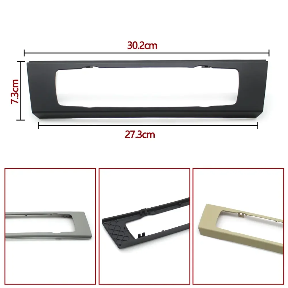 Interior AC HVAC Control Panel Frame Cover Trim LHD RHD For BMW 3 Series E90 E91 E92 E93 2004-2012 Replacement Set