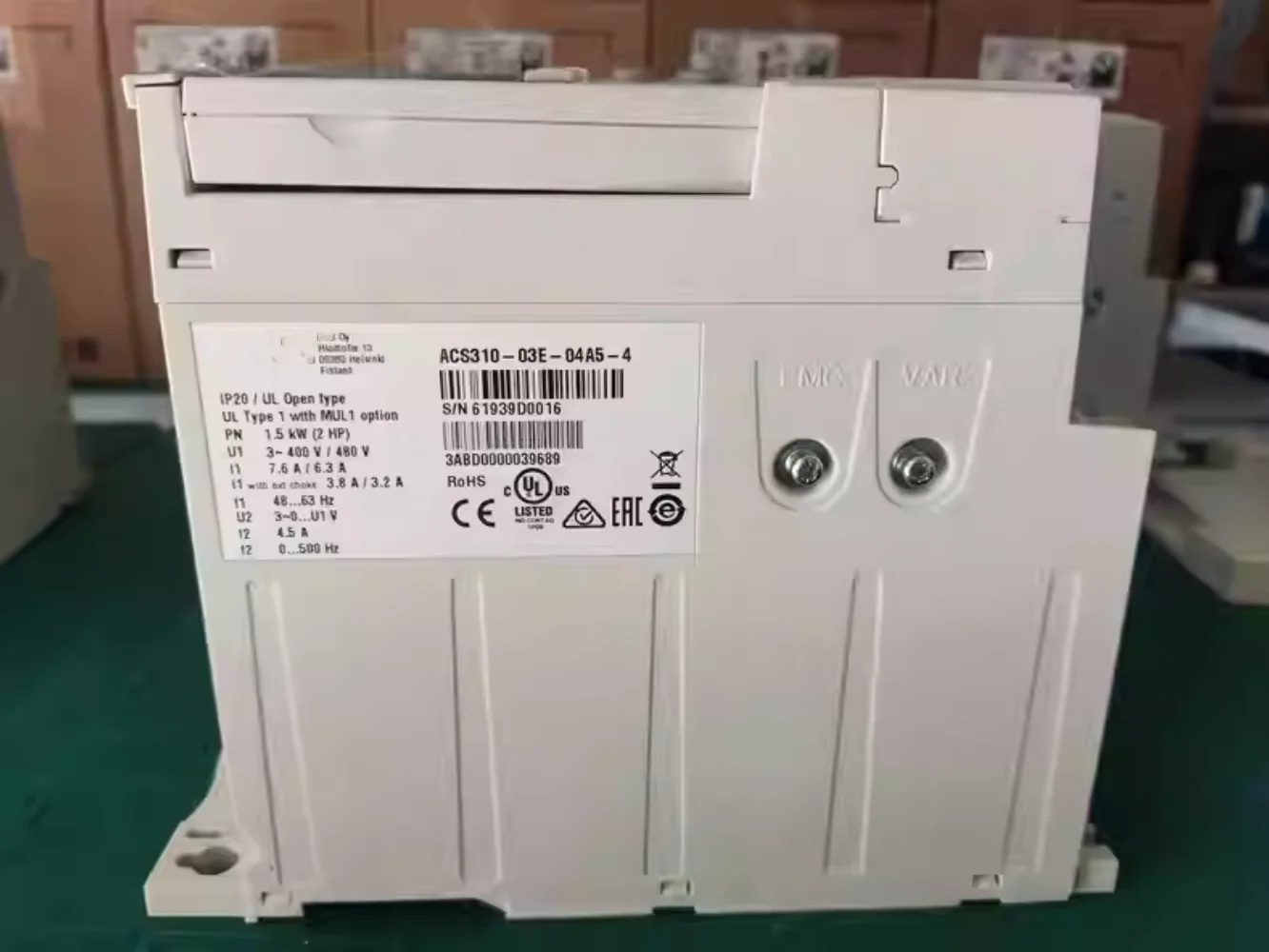 

ACS310-03E-04A5-4 for ABB frequency converter