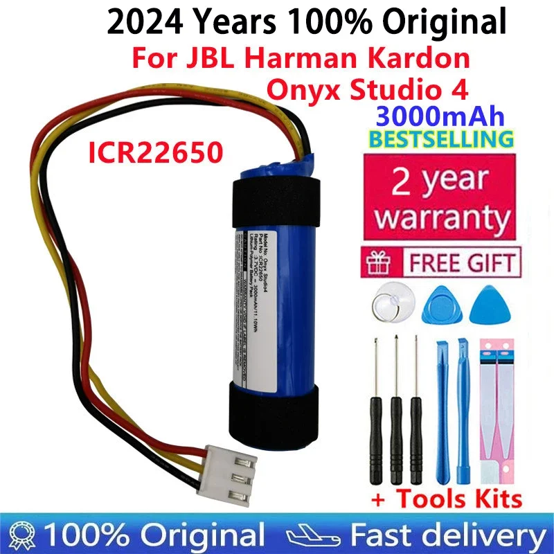 Original neue hochwertige 3000mah icr22650 Ersatz batterie für Harman/Kardon Onyx Studio 4 Bluetooth-Lautsprecher batterien