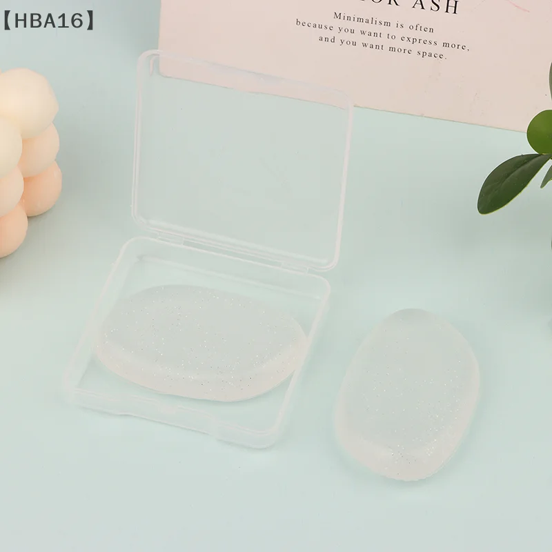 ソフトシリコンゲルパウダーパフスポンジ、化粧用フェイスファンデーションBBクリーム、パウダーフリー、パウダーコスメパフメイクアップツール