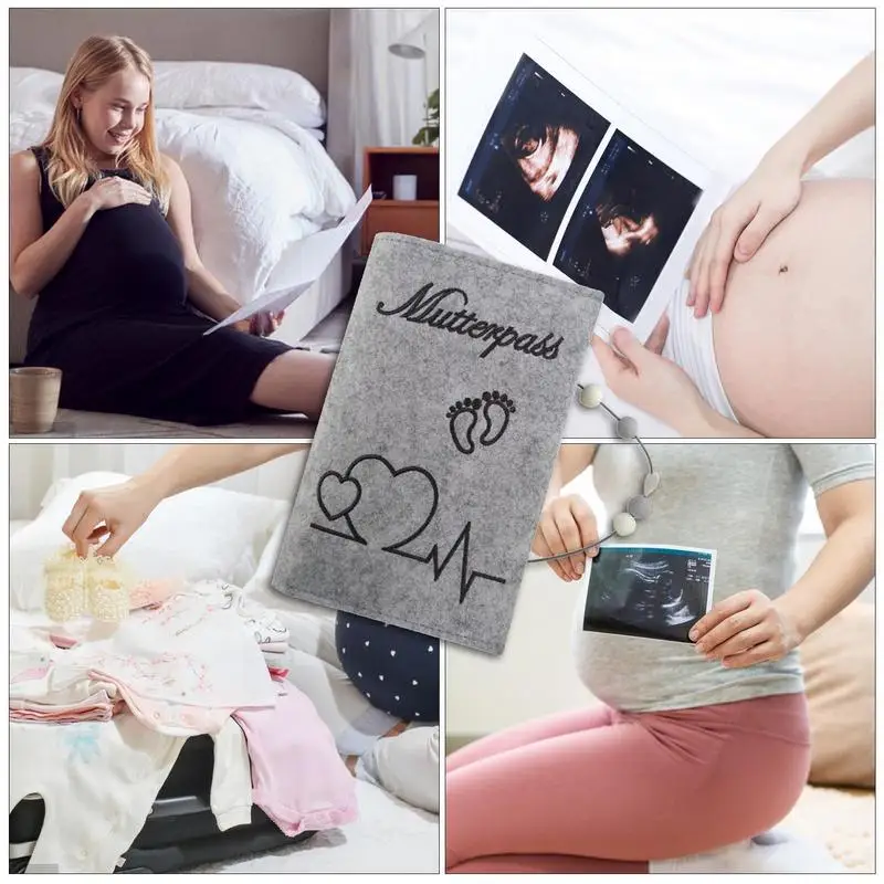 Maternity Passport Cover Pregnancy Storage Bag For Storing Ultrasound Pictures Sweet Gift For Future Mothers Pregnant Women For