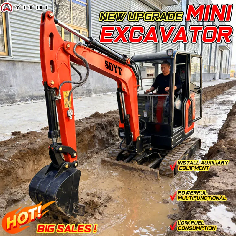 

Multifunctional 3 Ton Home Garden Mini Diesel Excavator Epa Euro 5 Excavator Bucket Mini Excavator Customized Fast Delivery