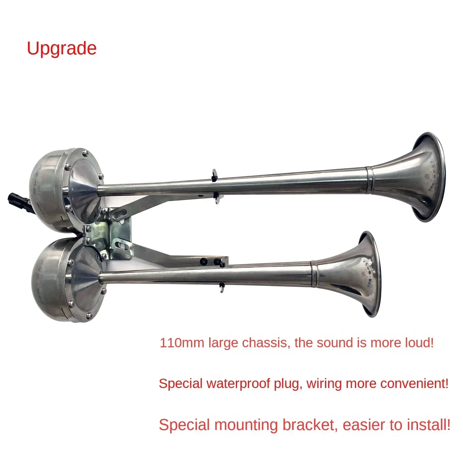 

Прочный электрический рупор Di Sheng 24В/12В для судов, круизный, из нержавеющей стали, однотрубный