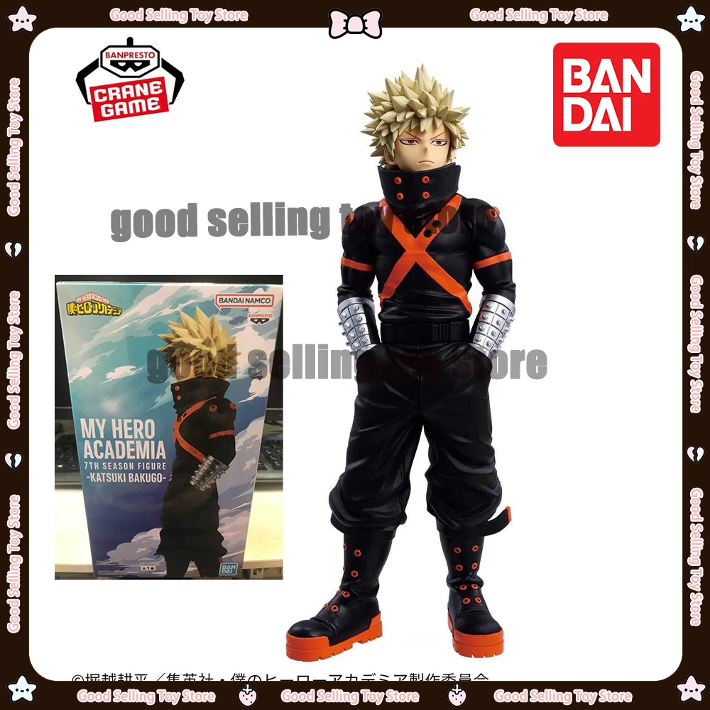 New in Stock My Hero Academia Bakugou Katsuki BANDAI BANPRESTO Original Action Figure Figurine Ornaments Funko Pop Holiday Gifts