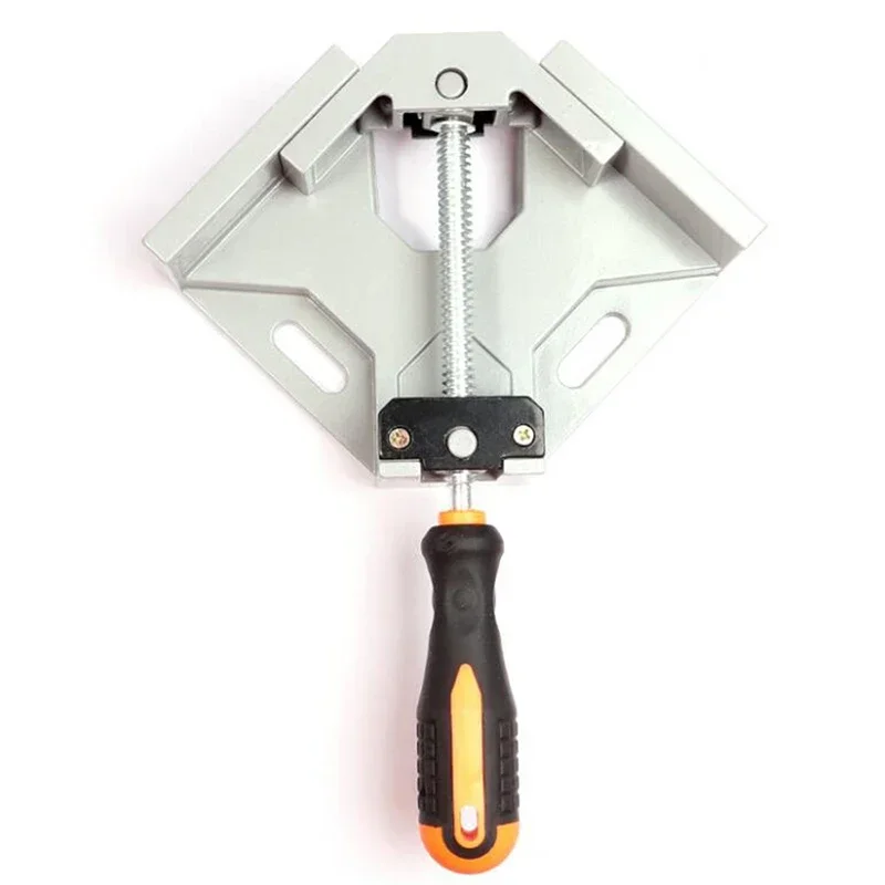 Angle Clamp - 90 Degree Right Angle Clamp - Single Handle Corner Clamp with Adjustable Swing Jaw Aluminum Alloy for Woodworking