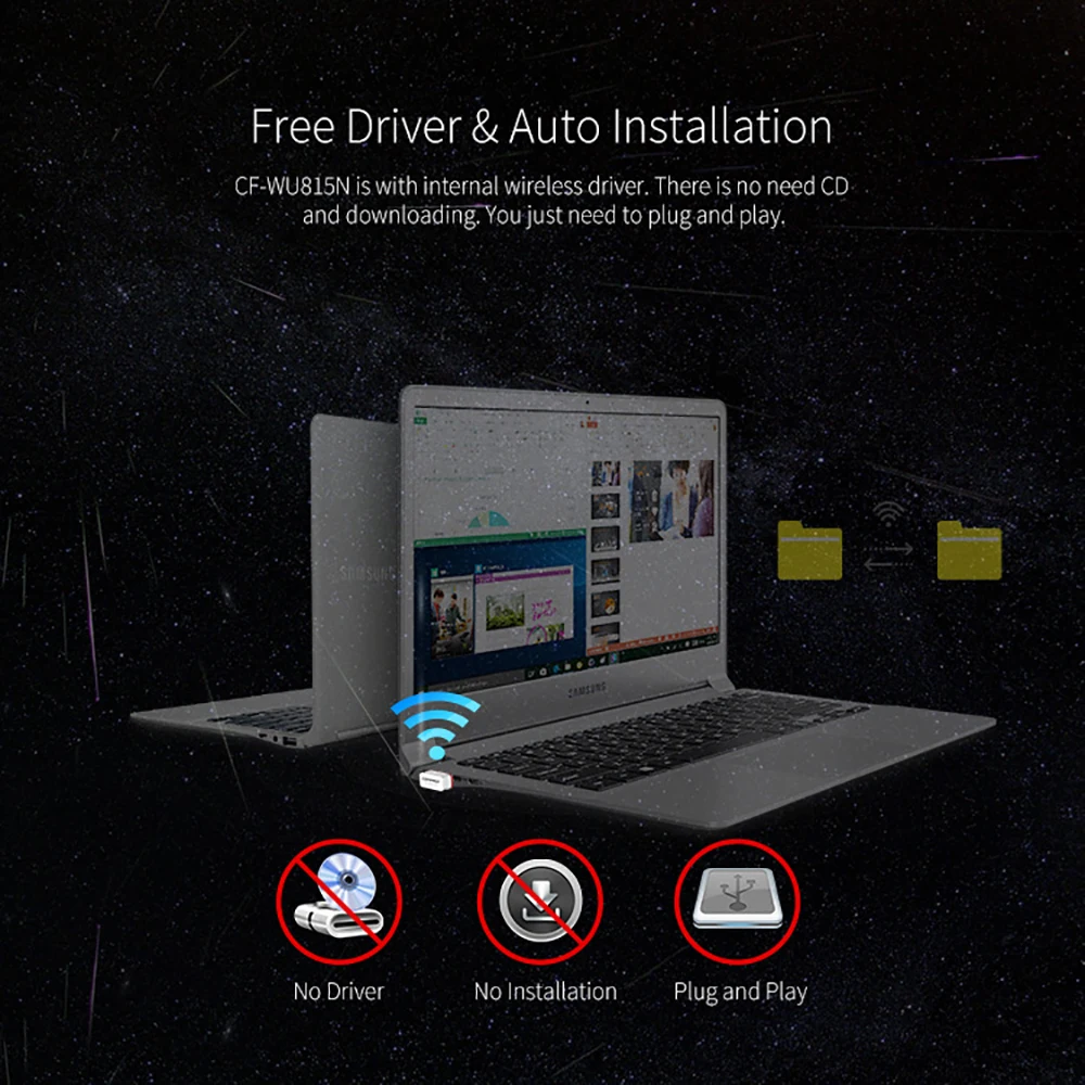 150Mbps 2.412~2.484GHz  Wireless USB WiFi Adapter Ethernet Network Card Wi-Fi dongle USB LAN Wireless PC WiFi Receiver