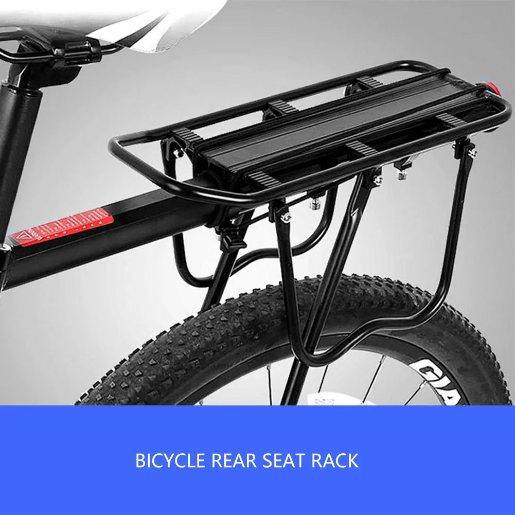 Luggage Carrier Rear Rack Quick Release Rear Seat Rack Adjustable Mountain Bike Luggage Carrier With Reflector