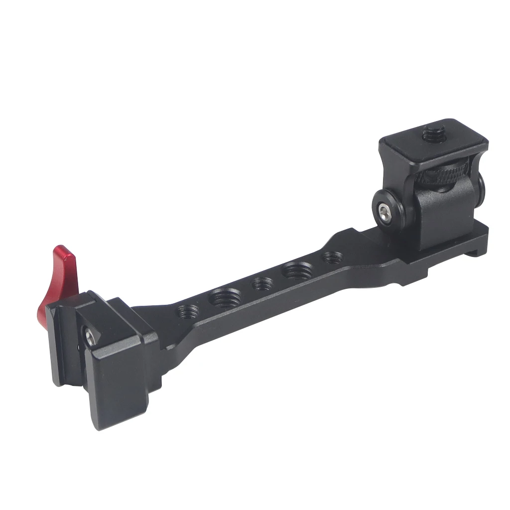 Monitor Holder Mount with NATO Clamp for DJI RS 2/RSC 2 /RS 3 Stabilizer Master Accessories w 1/4 3/8 Screw Hole Cold Shoe