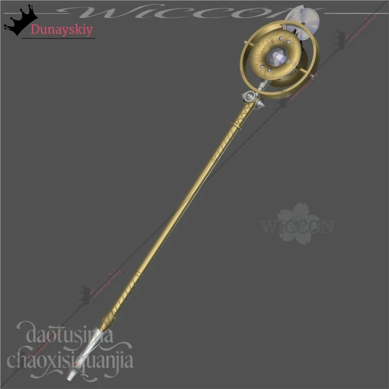 YiNuo*/Game Zenless Zone Zero Cosplay Astra Yao Kawaii Idol Fake Microphone 3D Polylactic Acid Props Magical Staff - view 3