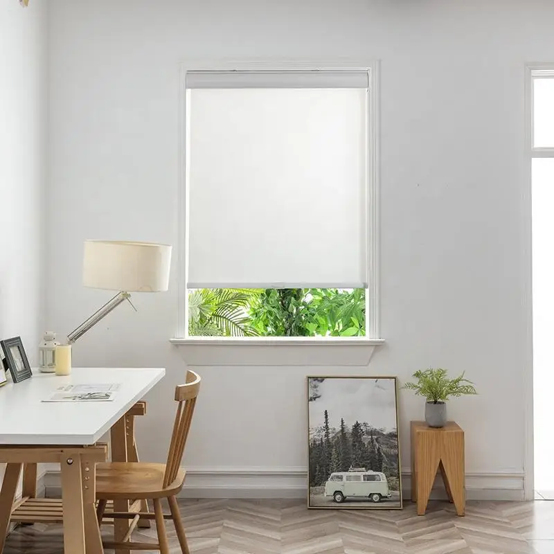 Smart Motorized Roller Shades. Control with remote, app, or voice. Enjoy effortless privacy & light control. Modern convenience