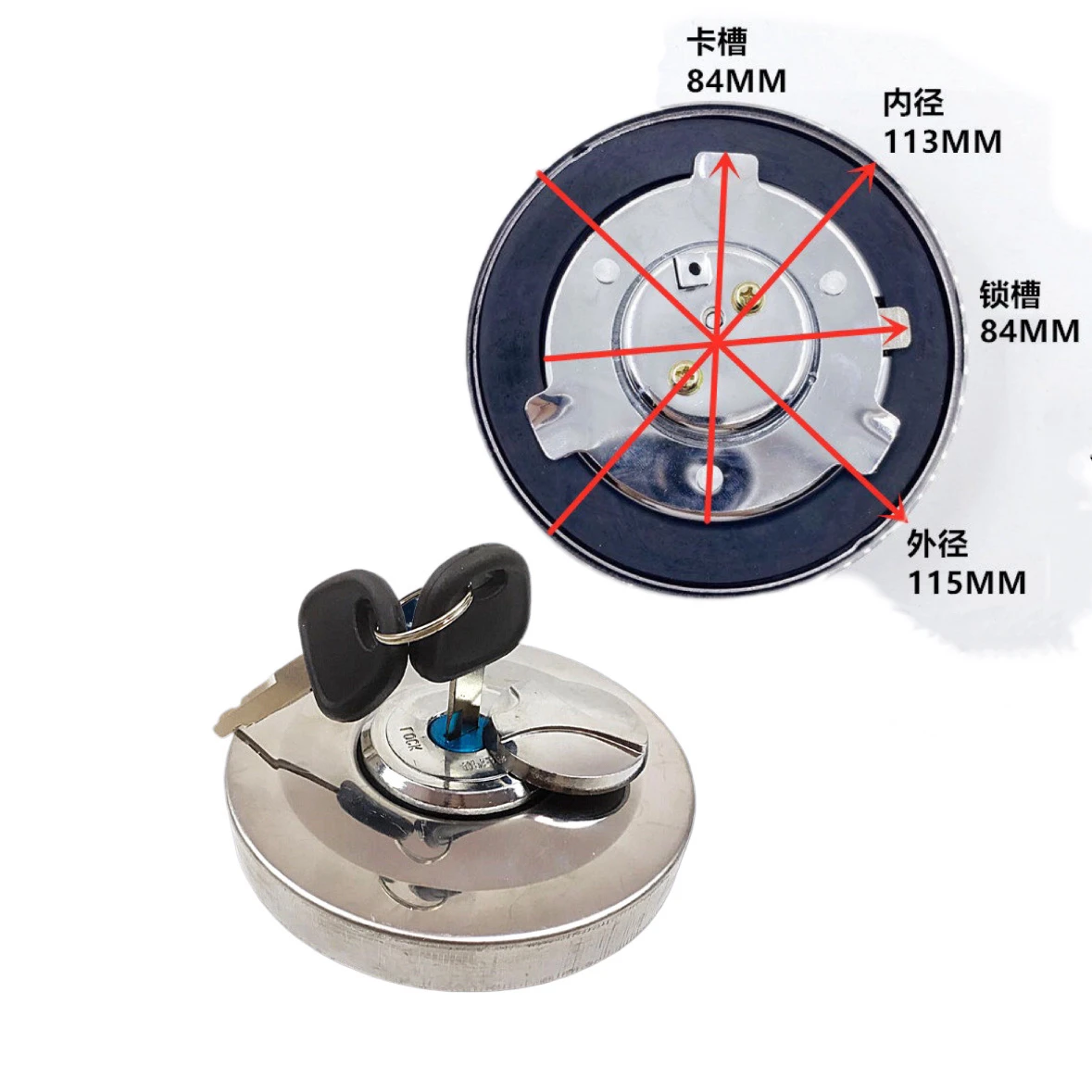 

For LIUGONG LG906 9075 9095 915 920 925C/D/E Fuel Tank Cap Diesel Tank Cap Excavator Accessories