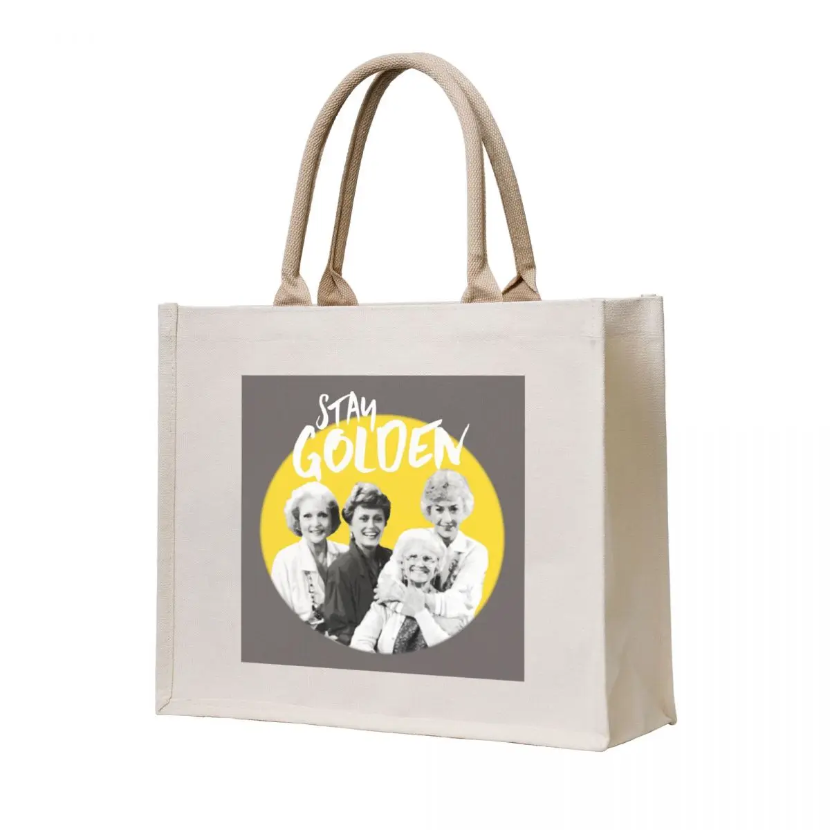 

Stay Golden Tote Bag bags for women foldable reusable bag woman shopping bag