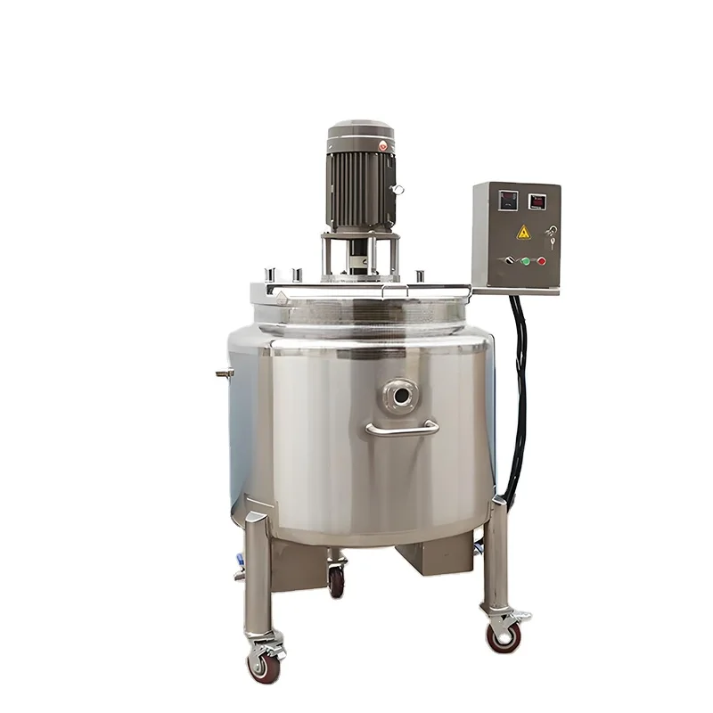 Industrial ATEX Vacuum Agitator Vessel Liquid Mixer Homogenizer Battery Slurry Jacketed Tank