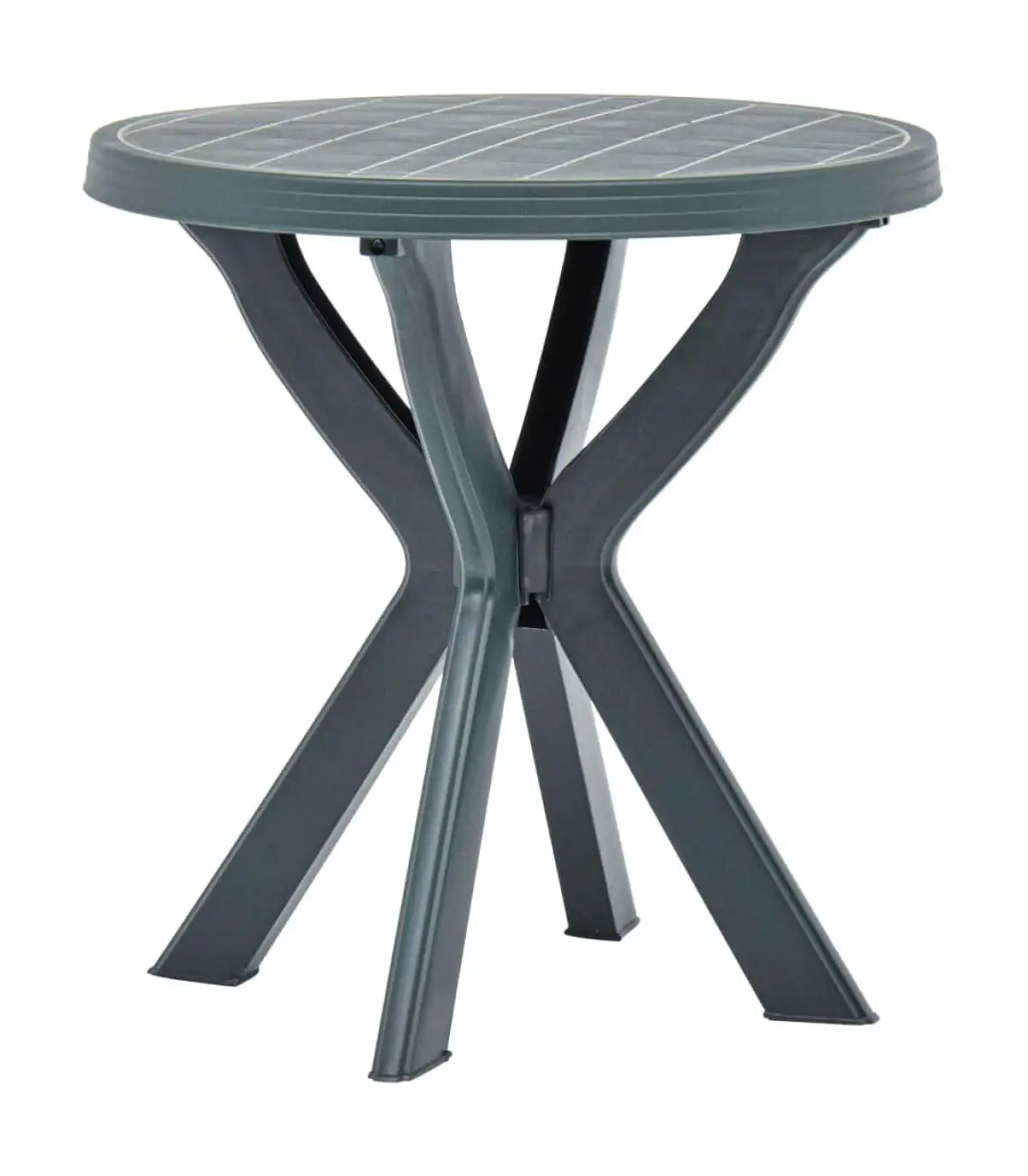 Garden tables green plastic bistro table Ø 70 cm