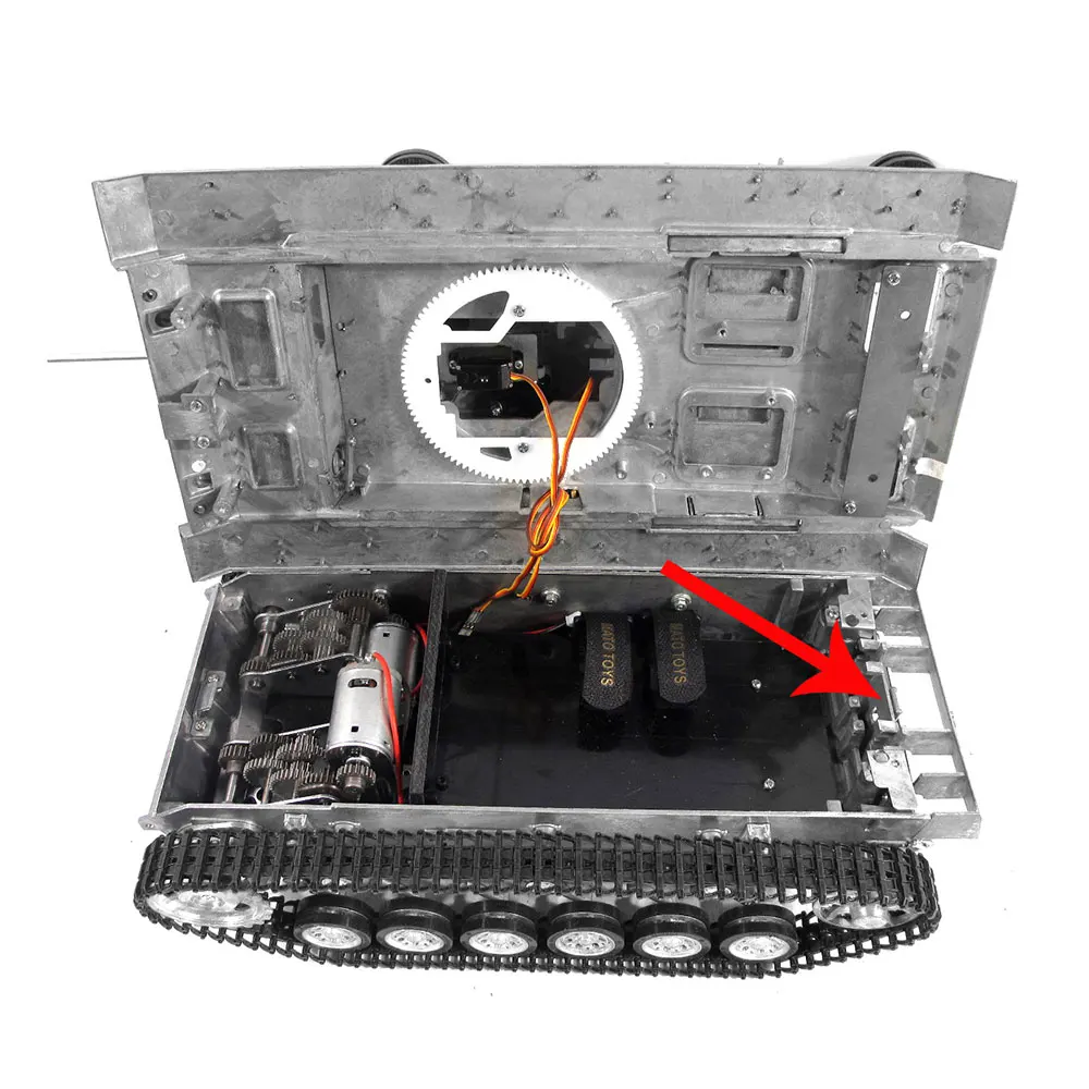 Mato MT098 Metal Rear Plate for 1/16 1:16 Panzer III IIIH Stug III RC Model Tank