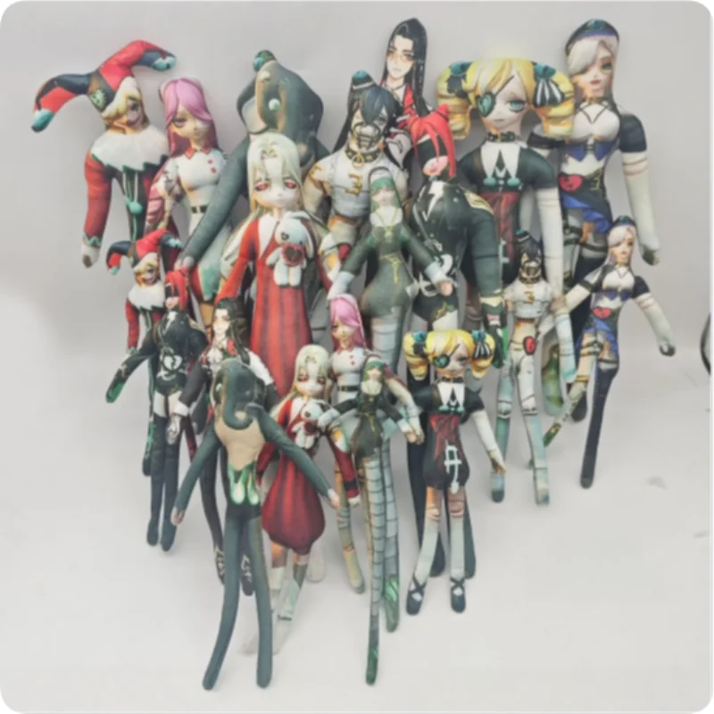 28cm Eggy Party Escape From Nightmare Hunter Plush Doll Posable Wire‑Frame Stuffed Figure Toys for Collection Gift