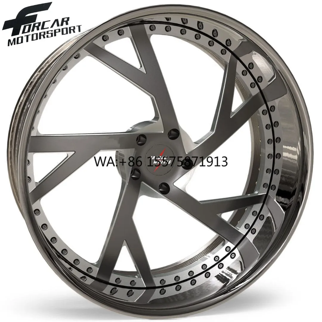 

Кованые легкосплавные диски для легковых автомобилей на заказ: различные размеры и цвета, в составе из 1, 2 или 3 частей, 16-26 дюймов