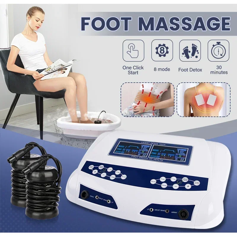 Dual Foot Detox Machine Ionic Cleanse Best Selling HK- 805D Detox Machine Two People Detox Foot SPA Hot Sales