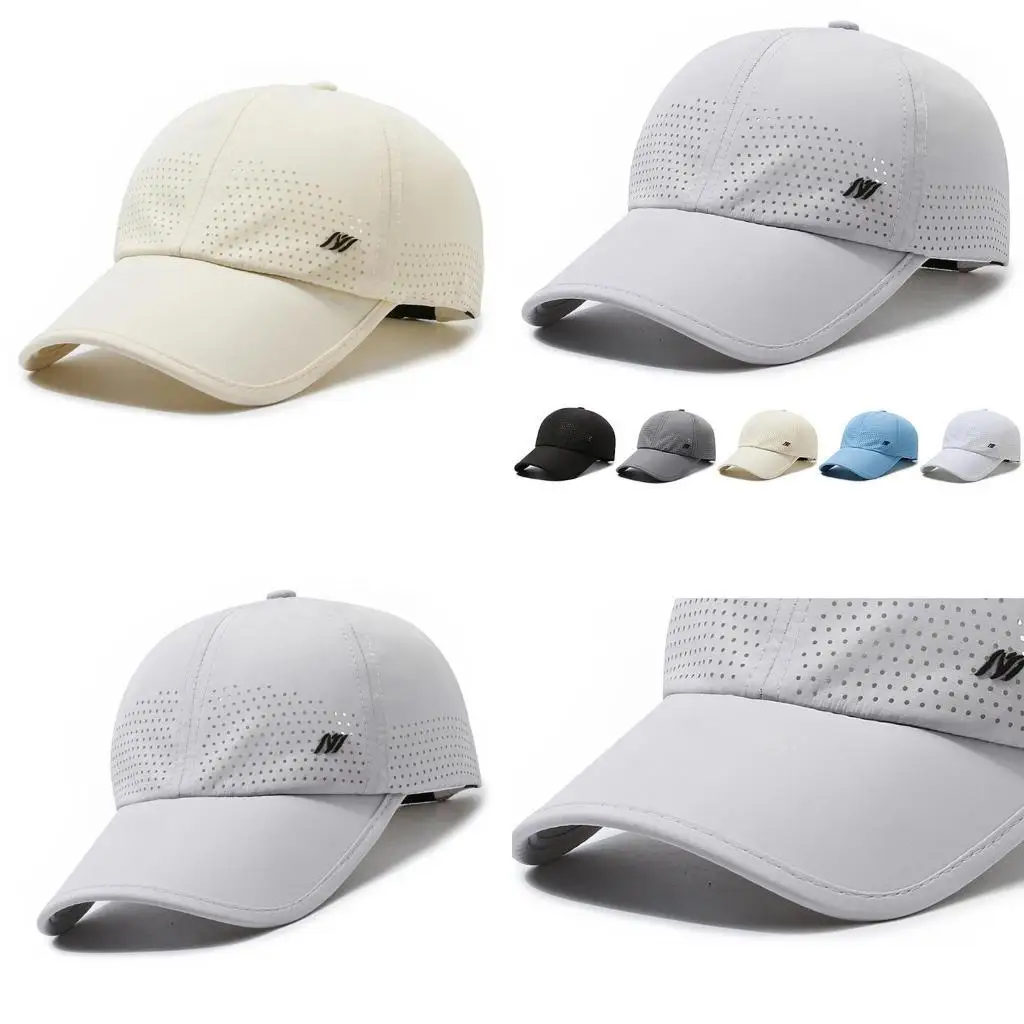 

39BB Quick Drying Baseball Hat Men Breathable Thin Sunproof Hat Outdoor Activity Hat