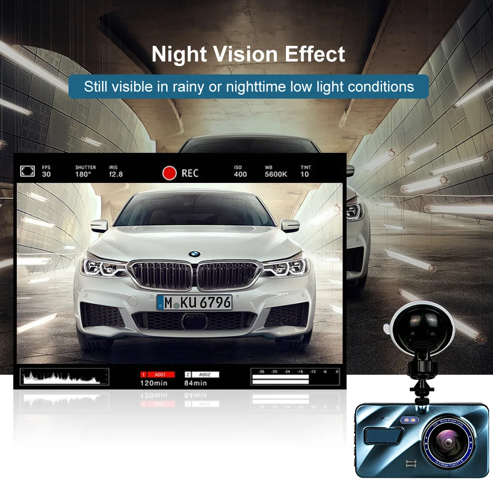 Car DVR 1080P Full HD Dash Cam Rear View Vehicle Car Video Recorder Parking Monitor Night Vision G-sensor Dash Camera Black Box